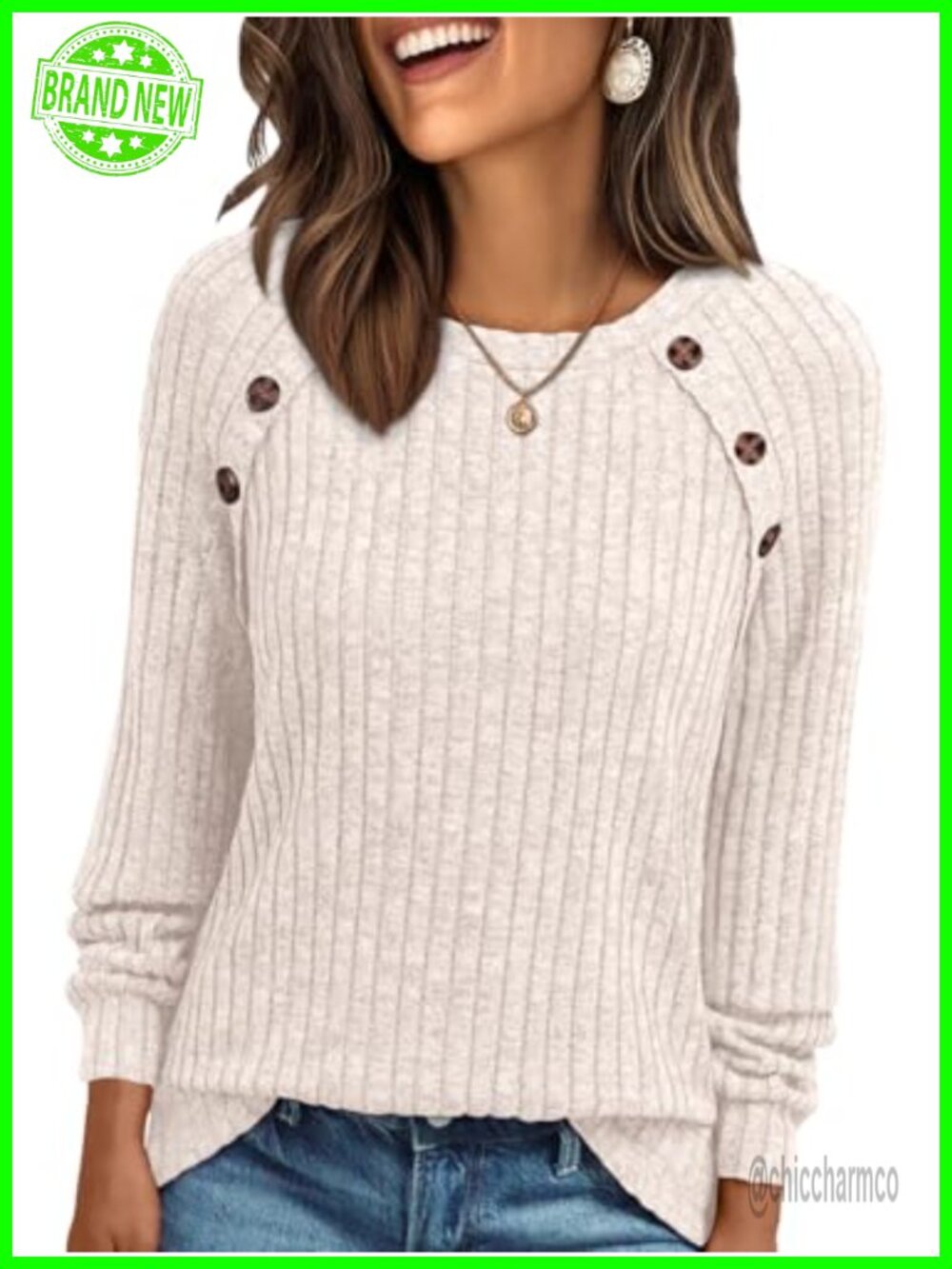 Womens Long Sleeve Crew Neck Relaxed Fit Tunic Top Business Casual Blouse